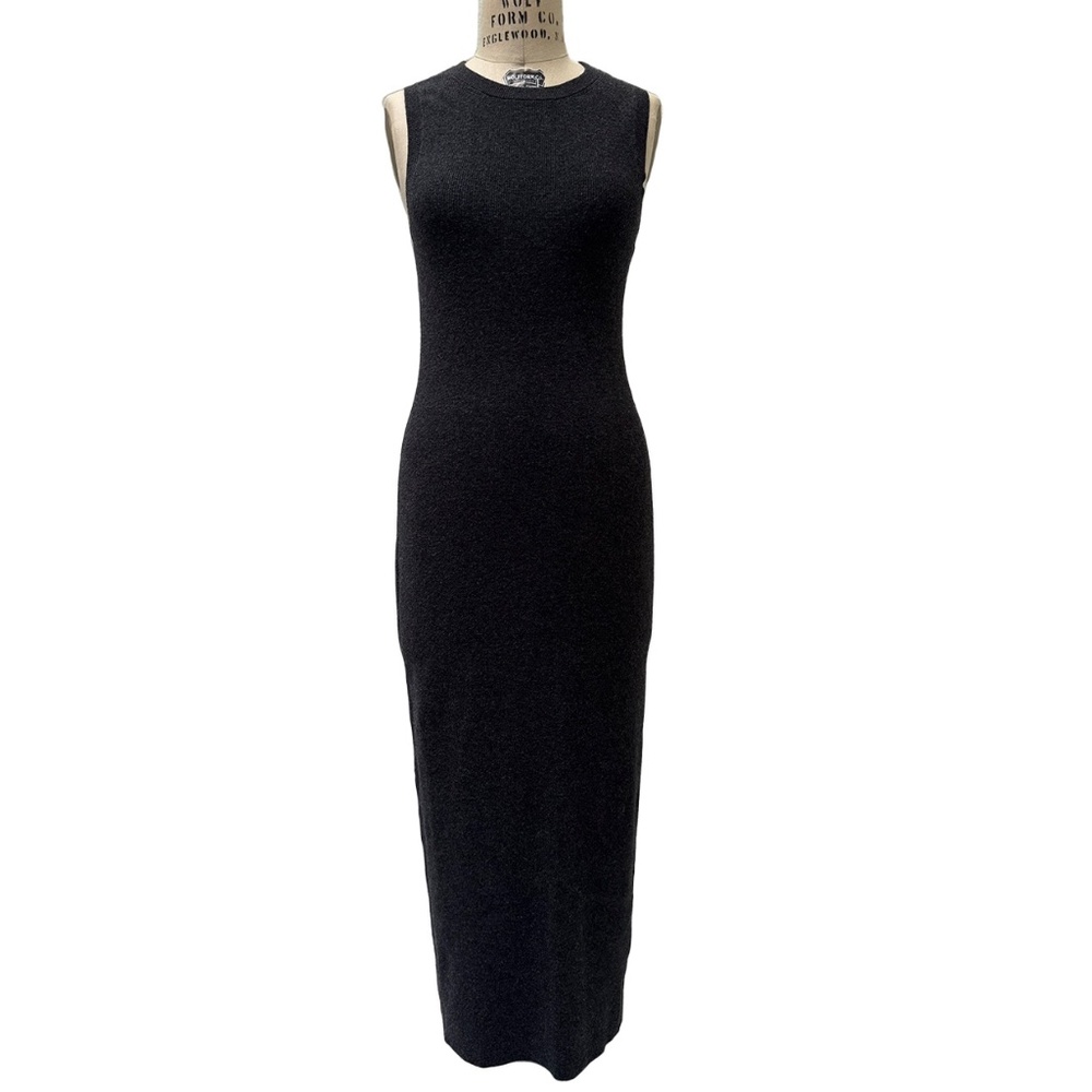 Jenni Kayne Sleeveless Sweater Dress - Charcoal - Small